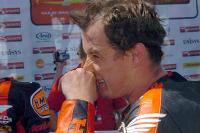 John McGuinness nach einer schnellen Runde