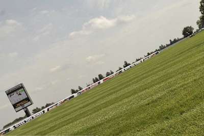 MotoGP-Piste in Indy: Fahrschüler unterwegs.