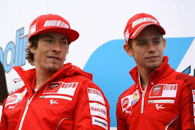 Nicky Hayden und Casey Stoner