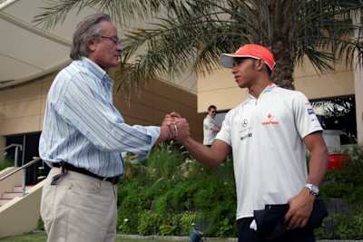 Mansour Ojjeh und Lewis Hamilton hoffen auf ein gutes Wochenende 