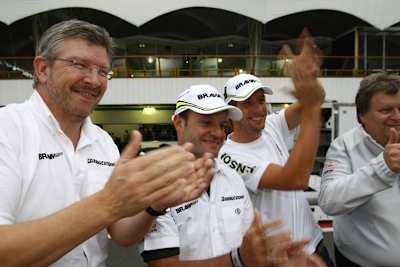 Wird Brawn (li.) bald Sir Ross Brawn?