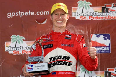 Der strahlende Sieger Ryan Briscoe