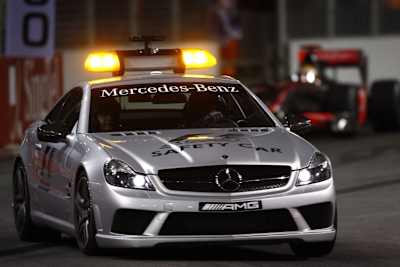 Bernd Mayländer war der einzige Deutsche mit Führungskilometern.