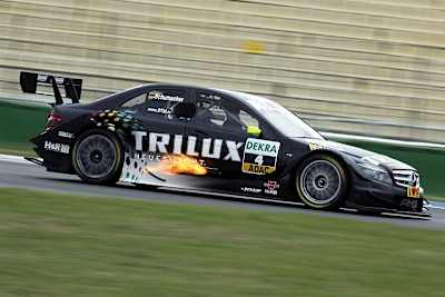 Läuft wieder wie geschmiert: Schumachers C-Klasse.