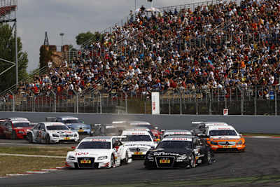 Aus Reihe 3 an die Spitze: Scheider neben Kristensen