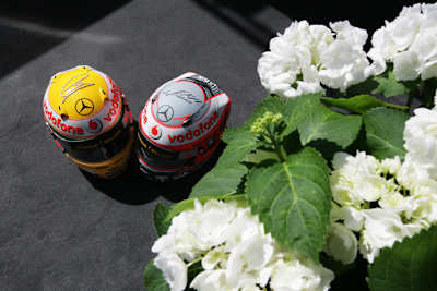 McLaren-Fahrerhelme brillieren in Monaco