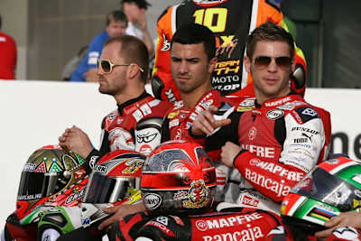 Einst ein Trio: Talmacsi, di Meglio und Bautista