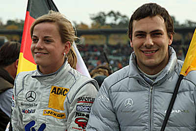 Testen in Estoril: Susie Stoddart, Gary Paffett