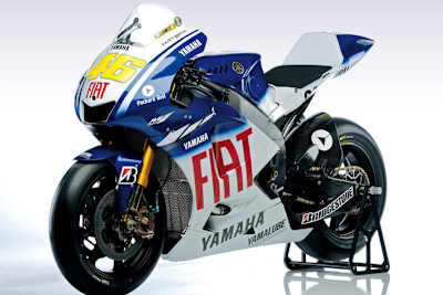 Die Yamaha M1 in 2009er-Design.