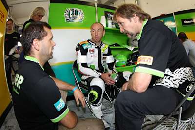 Hämpu Bolliger (re) mit Roman Stamm und Horst Saiger (li)