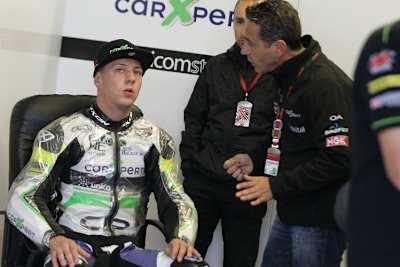 2012: Domi Aegerter mit Alain Bronec