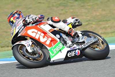 Stefan Bradl beim Jerez-Test 