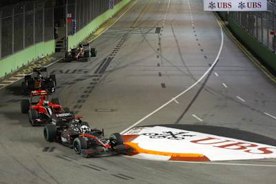 Algueruari hinter Klien und di Grassi