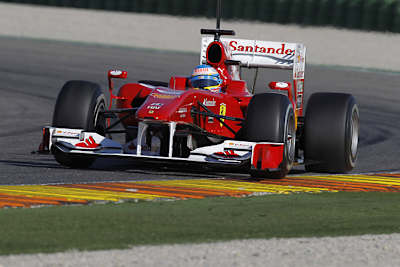 Alonso setzte erste Duftmarke mit Testbestzeit