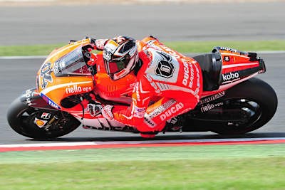 Andrea Dovizioso: Nur 0,014 sec hinter Valentino Rossi