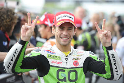 Alvaro Bautista: Jubel nach Platz 2 im Quali