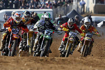 Beim Start lag Clément Desalle (25) nicht ganz vorne