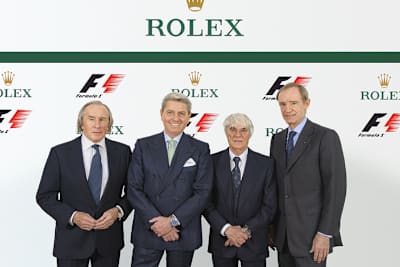 Bernie Ecclestone holte Rolex an Bord der F1