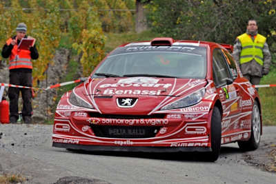 Luca Betti beim Shakedown zur 52. Rallye du Valais