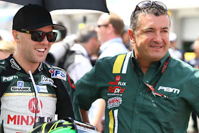 Michel Laverty und sein Teamchef Paul Bird