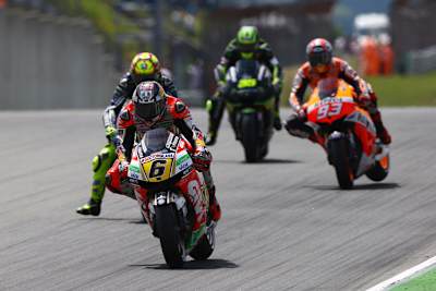 Stefan Bradl (6) vor Rossi, Márquez und Crutchlow