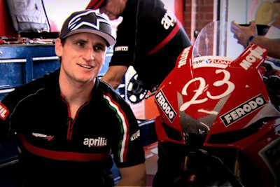 Broc Parkes für Aprilia im Einsatz