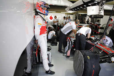 Button kämpfte mit dem Rücken zur Wand