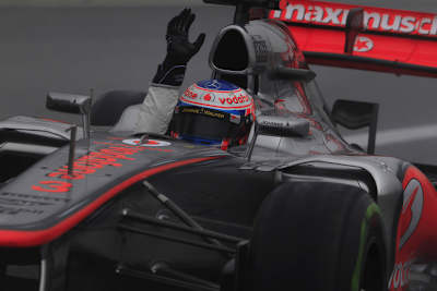 Ganz entspannt – Jenson Button in Indien