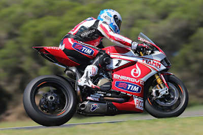 Carlos Checa war Dienstagmorgen der Schnellste