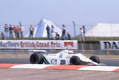 Clay Regazzoni fährt 1979 in Silverstone zum ersten GP-Sieg von Williams