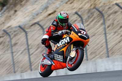 Claudio Corti auf der FTR-Kawasaki