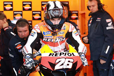 Pedrosa hat es versucht, aber ein Rennstart ist sinnlos