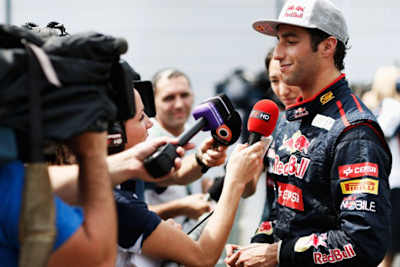 Ricciardo wird bei Toro Rosso Raum einnehmen