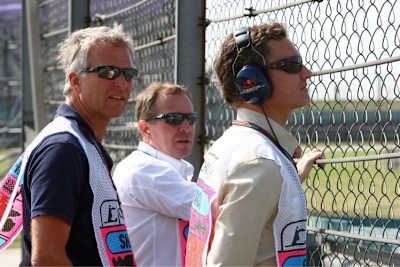 Danner, Brundle und Coulthard in Shanghai