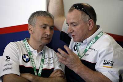 Davide Tardozzi (li.) und Berthold Hauser mussten gehen