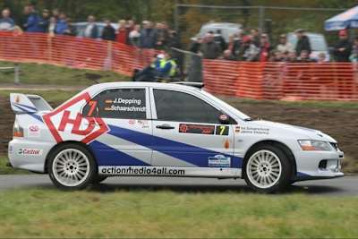 Janina Depping/Ina Schaarschmidt im Mitsubishi Lancer 2011