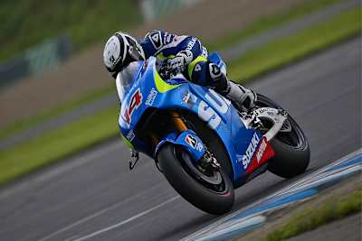 Randy de Puniet auf der neuen MotoGP-Suzuki