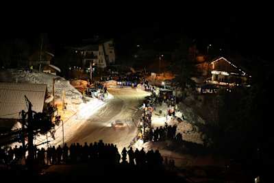 Der «Col de Turini» 2009 in der Nacht