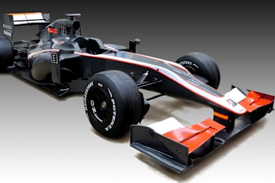 Der Dallara-Renner für HRT