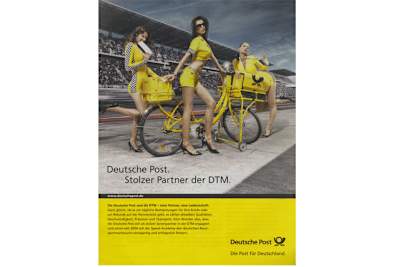 Die deutsche Post macht schon in der DTM gute Figur