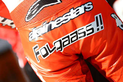 Die neue Devise von Jonas Folger: Folgaass!!