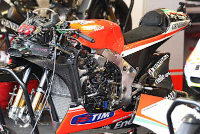 Die Werks-Ducati des Jahrgangs 2012