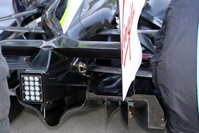 Der Diffusor von BrawnGP beim Australien GP 2009