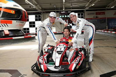 Christian Vietoris, Mike Rockenfeller und Dirk Werner (v.l.)