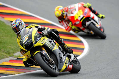 Der «Texas Tornado» vor Valentino Rossi