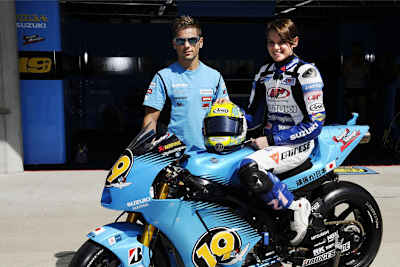 Alvaro Bautista überliess sein Bike Elena Myers