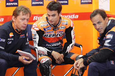 Erfolgstrio: Leitner, Pedrosa und Puig