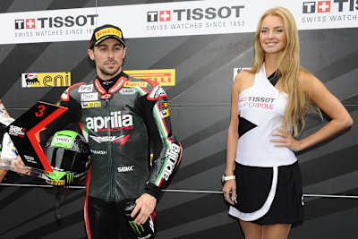 Glücklicher Besitzer einer Uhr: Eugene Laverty