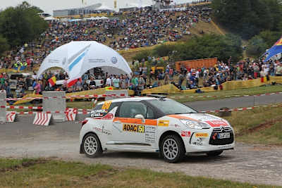 Eve Wallenwein bei der Rallye Deutschland