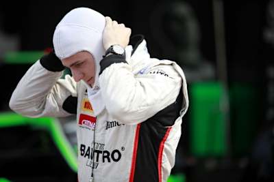 Leimer siegte 2011 in der GP2 in Barcelona
